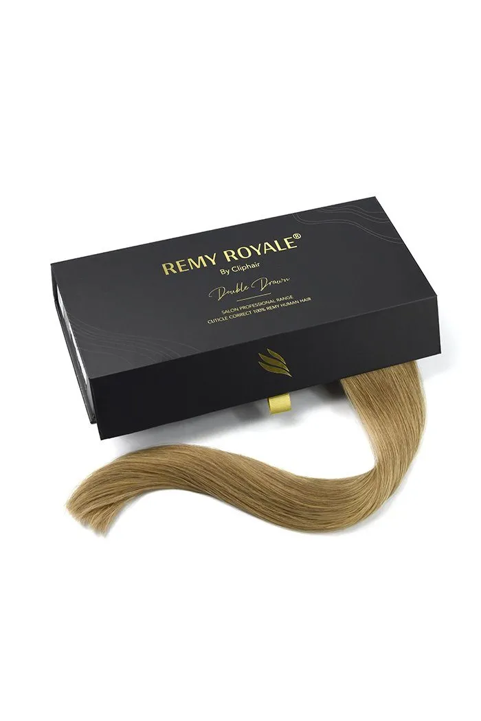Lightest Brown (#18) Nano Ring Hair Extensions