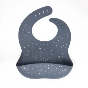 Lil North Co. Blue Star Silicone Bib