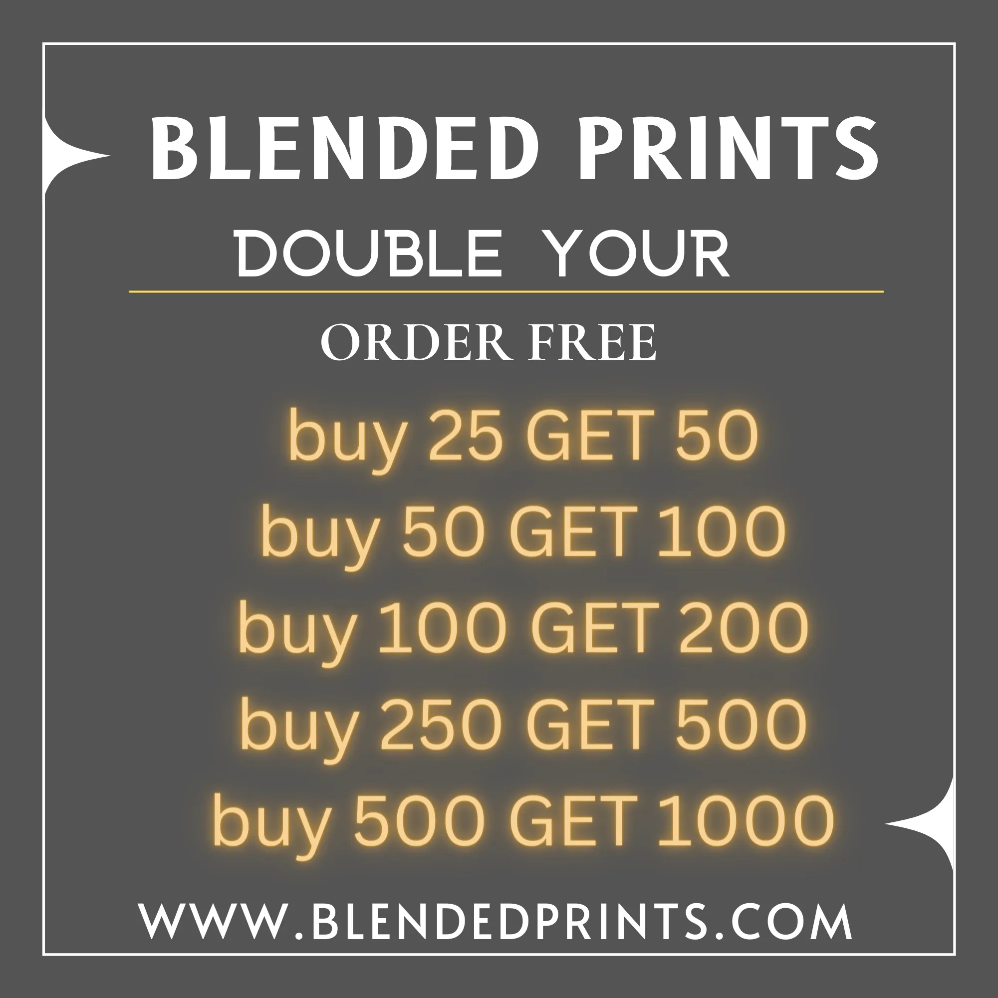 Limited time for the new year! Double your order FREE