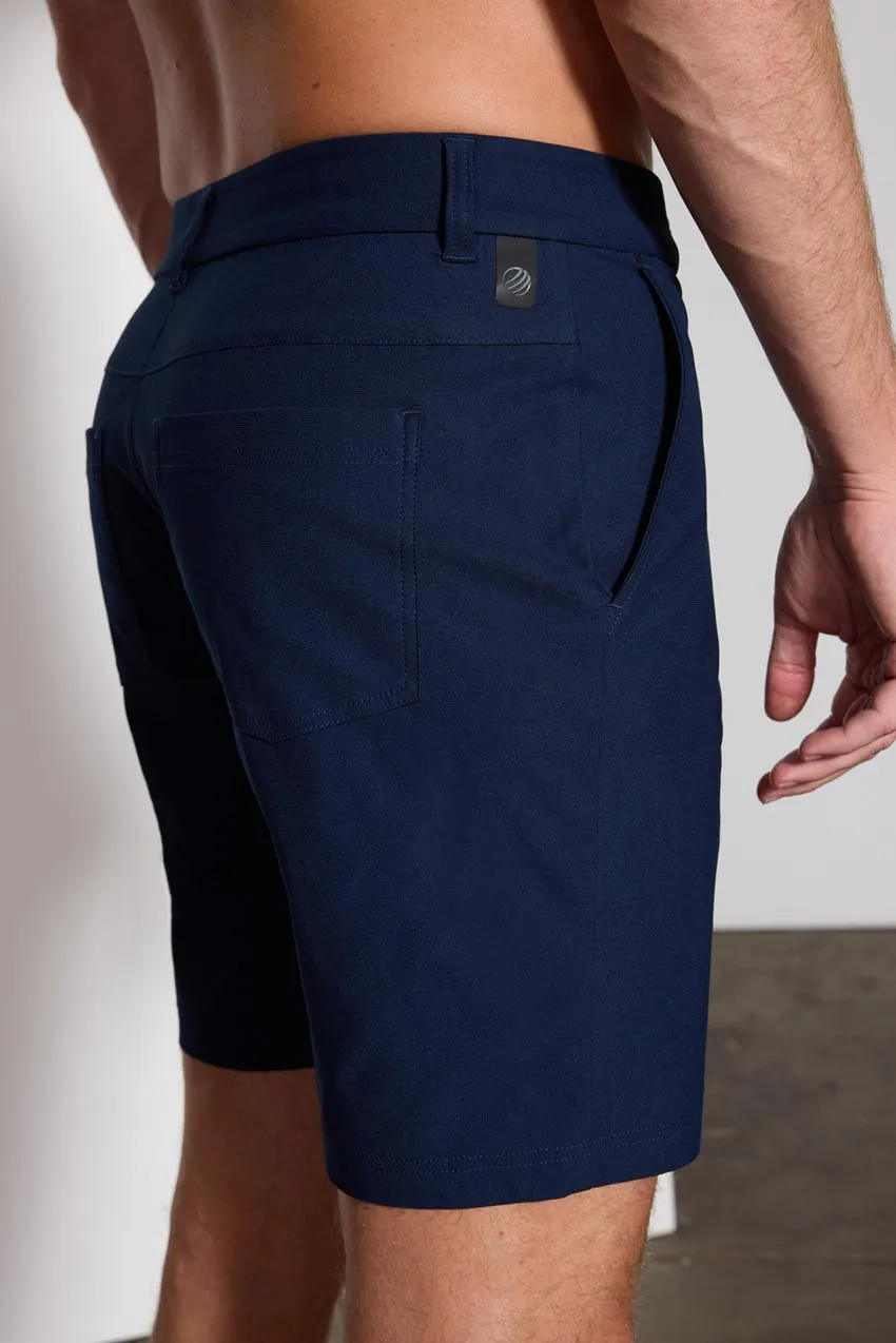 Limitless 5 Pocket Short - Deep Navy