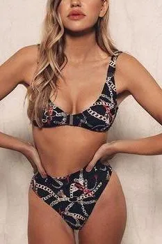 Listing Printing Two Piece Set Beachwear