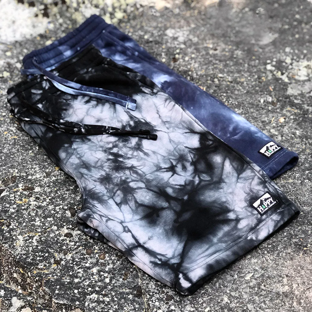 Logo Label Tie-Dyed Unisex Heavyweight Shorts | Space Edition |