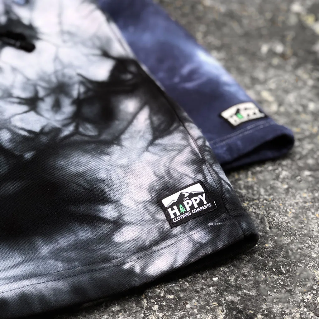 Logo Label Tie-Dyed Unisex Heavyweight Shorts | Space Edition |