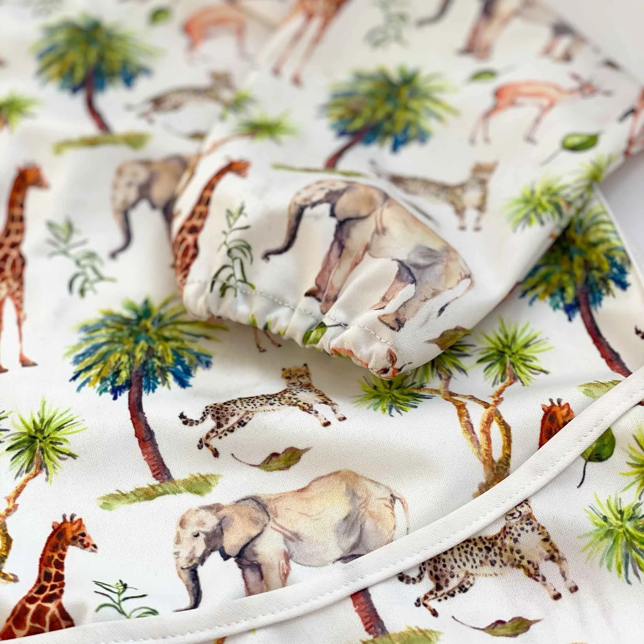 Long Sleeve Coverall Bib - Wild Safari
