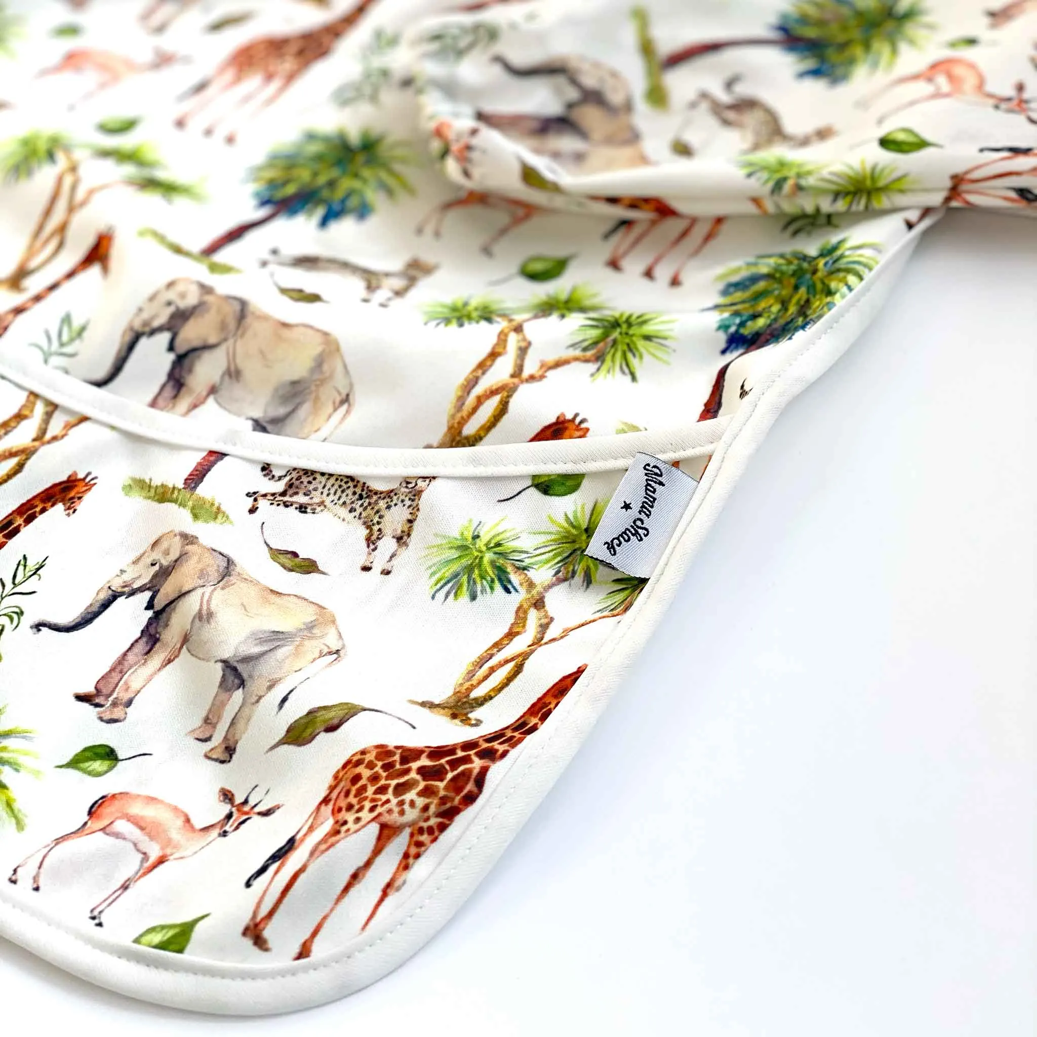 Long Sleeve Coverall Bib - Wild Safari