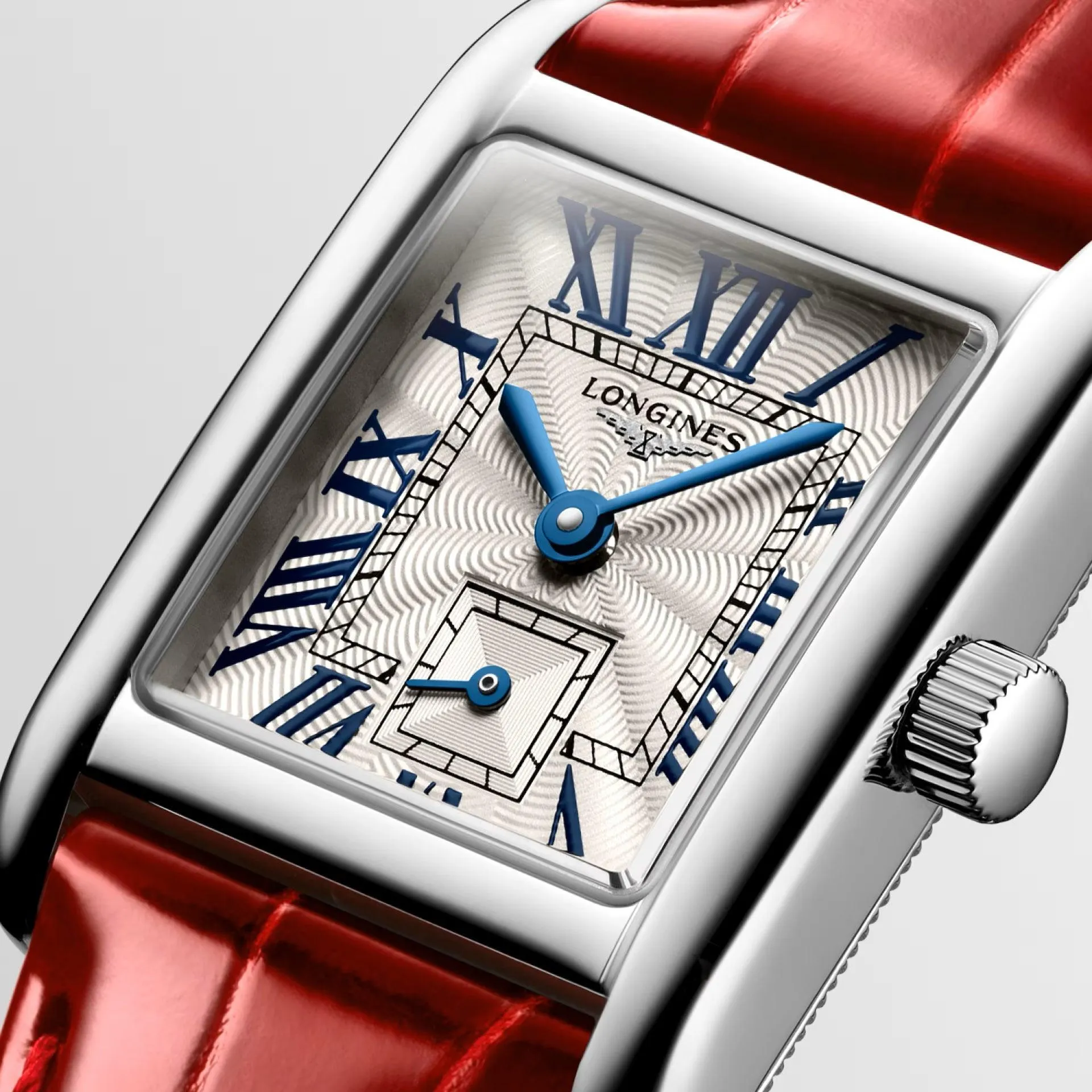 Longines Mini Dolcevita watch 21.5x29mm silver quartz steel l5.200.4.71.5
