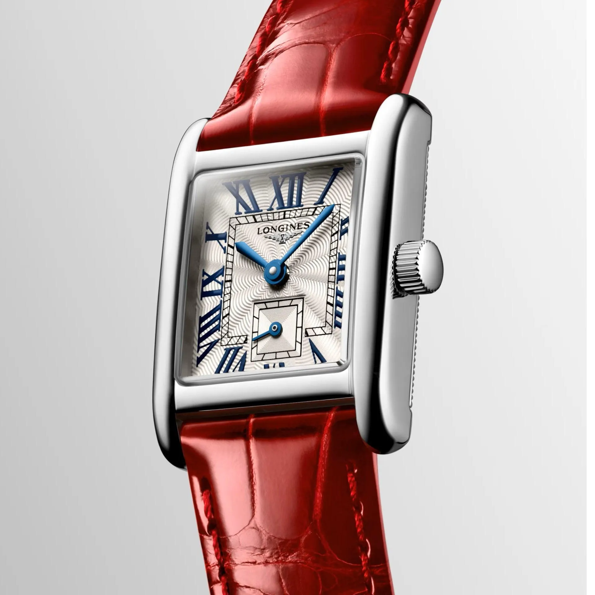 Longines Mini Dolcevita watch 21.5x29mm silver quartz steel l5.200.4.71.5