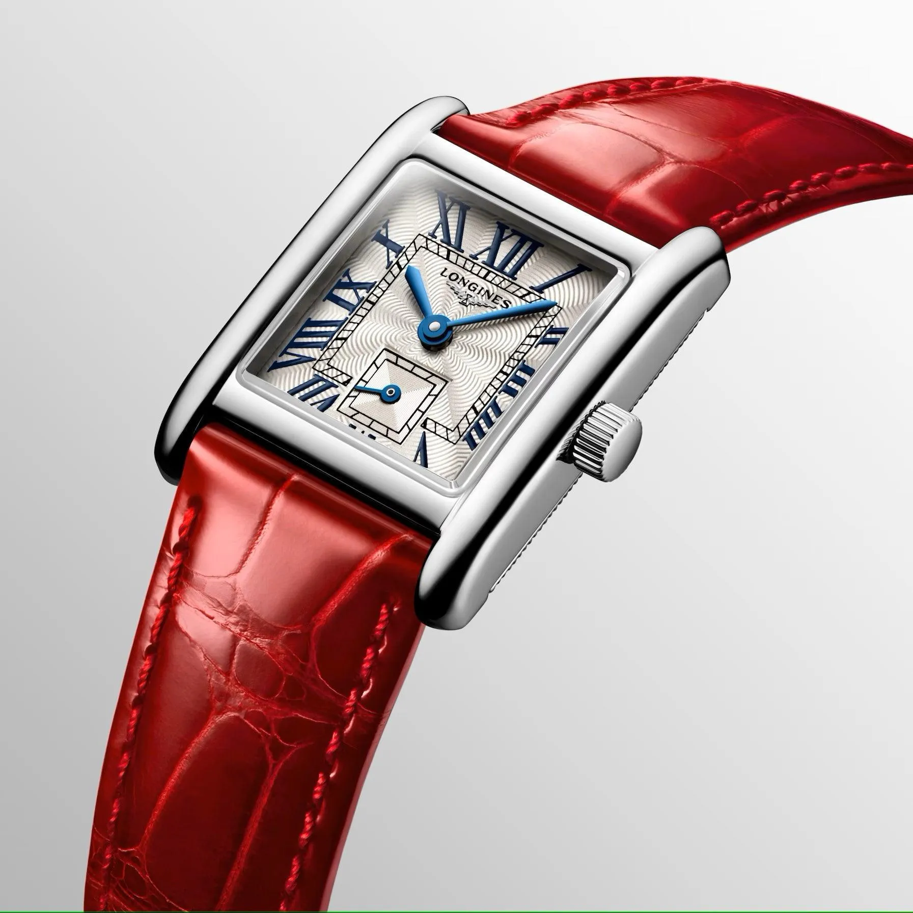 Longines Mini Dolcevita watch 21.5x29mm silver quartz steel l5.200.4.71.5