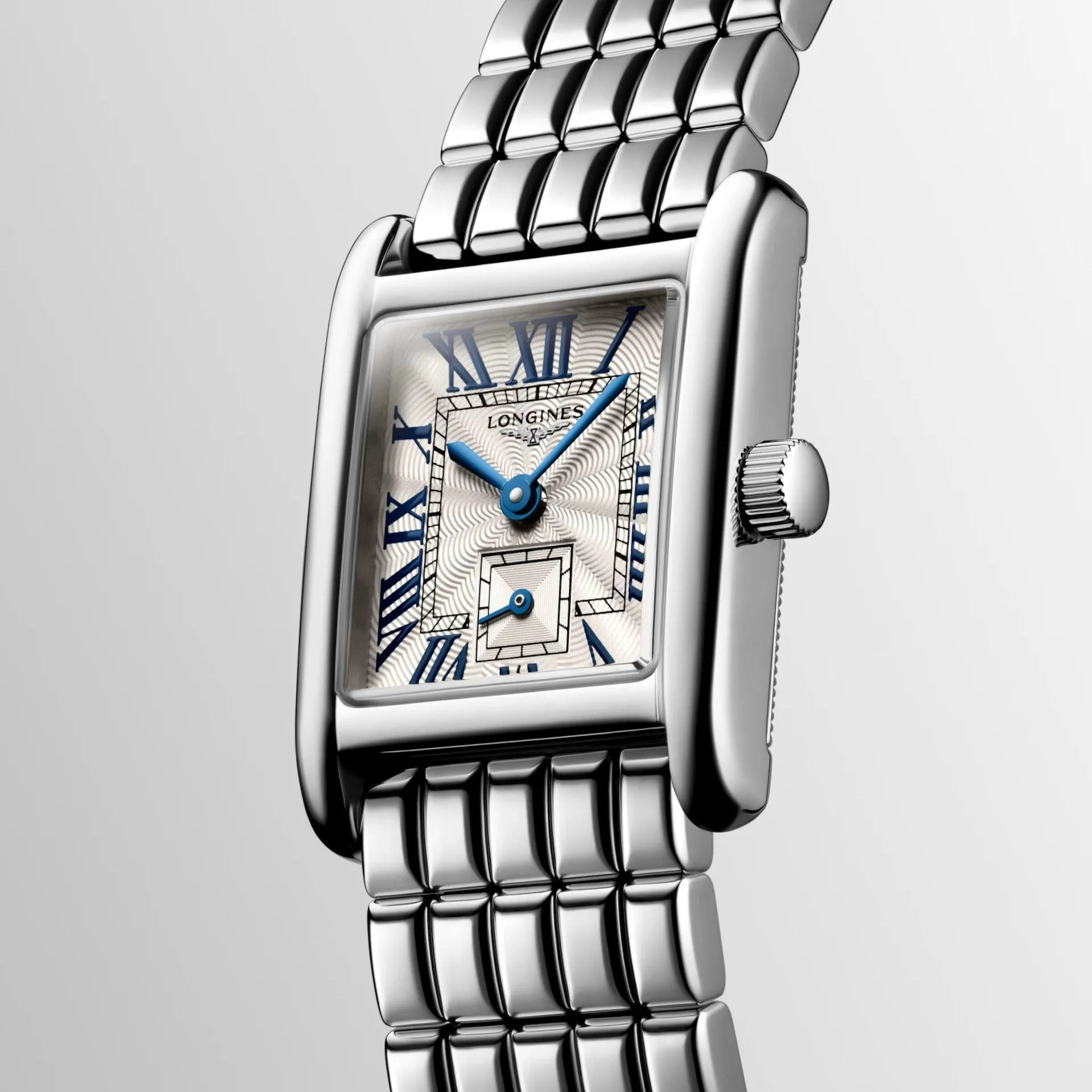 Longines Mini Dolcevita watch 21.5x29mm silver quartz steel l5.200.4.71.6
