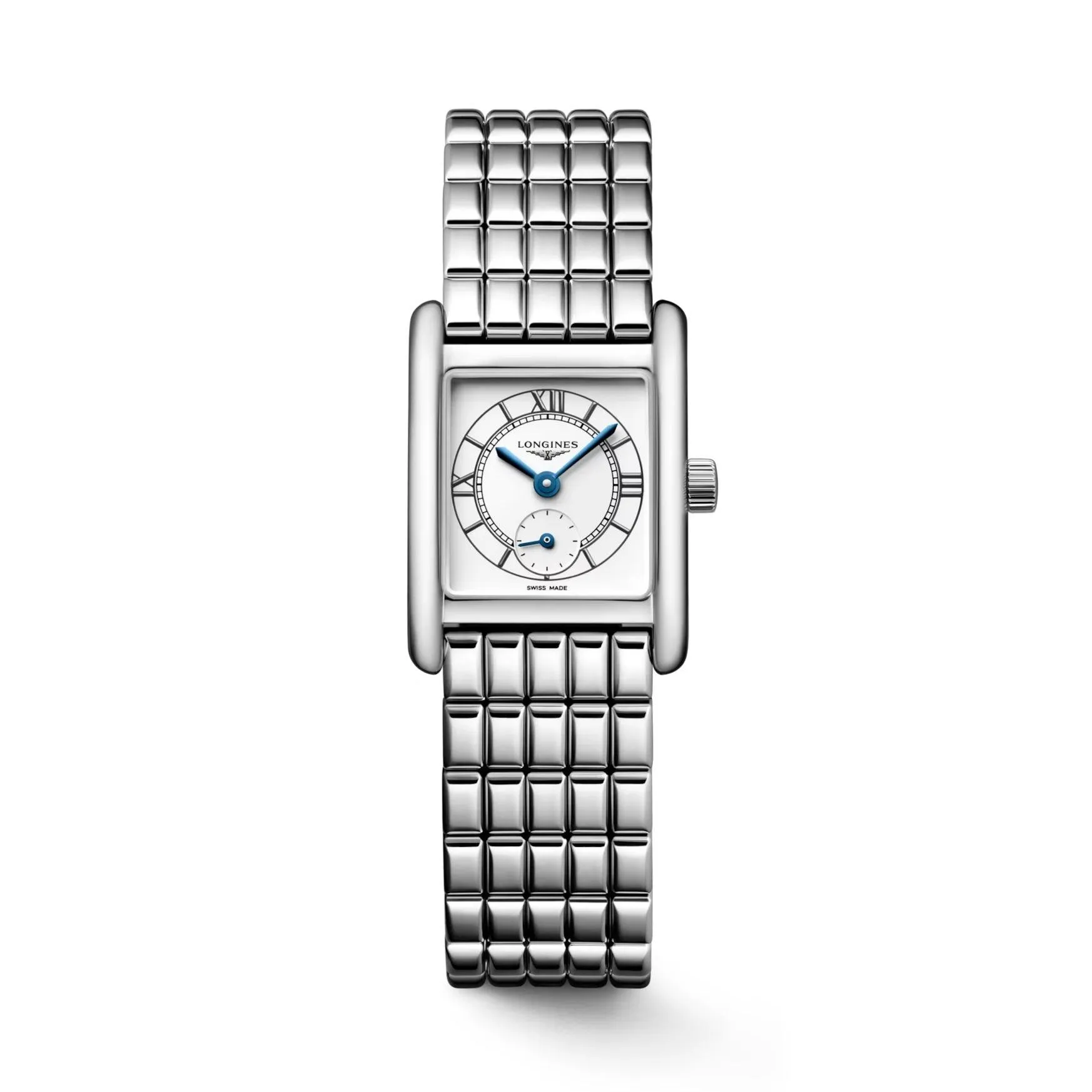 Longines Mini Dolcevita watch 21.5x29mm silver quartz steel l5.200.4.75.6