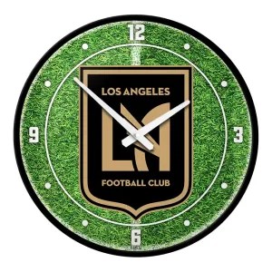 Los Angeles Football Club: Pitch - Modern Disc Wall Clock