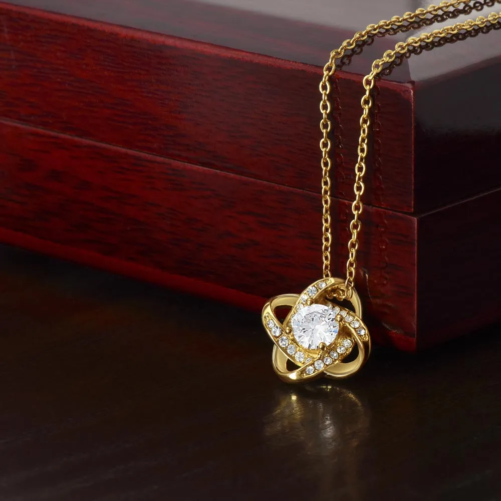 Love Knot Necklace Simple (No Message Card)
