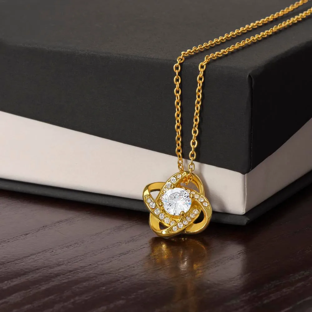 Love Knot Necklace Simple (No Message Card)