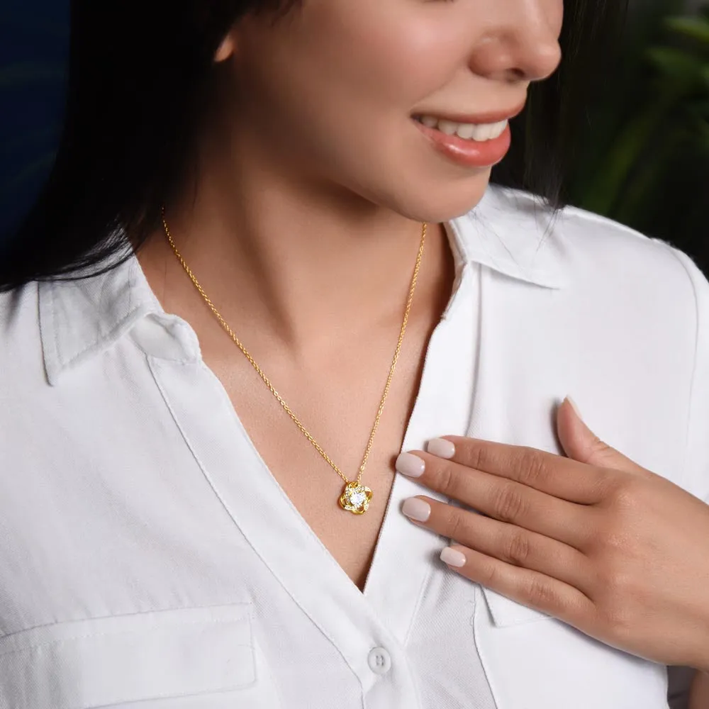 Love Knot Necklace Simple (No Message Card)