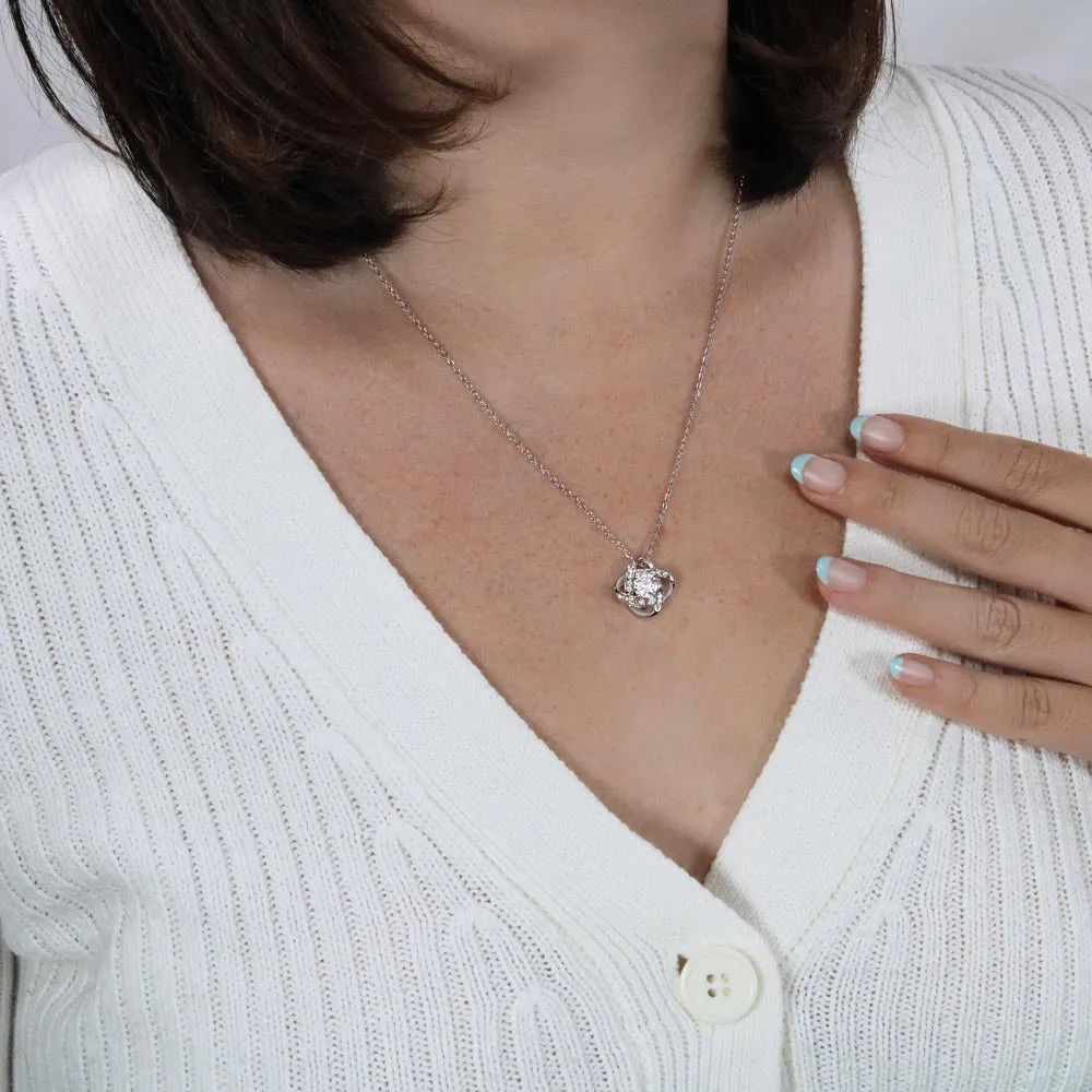 Love Knot Necklace Simple (No Message Card)
