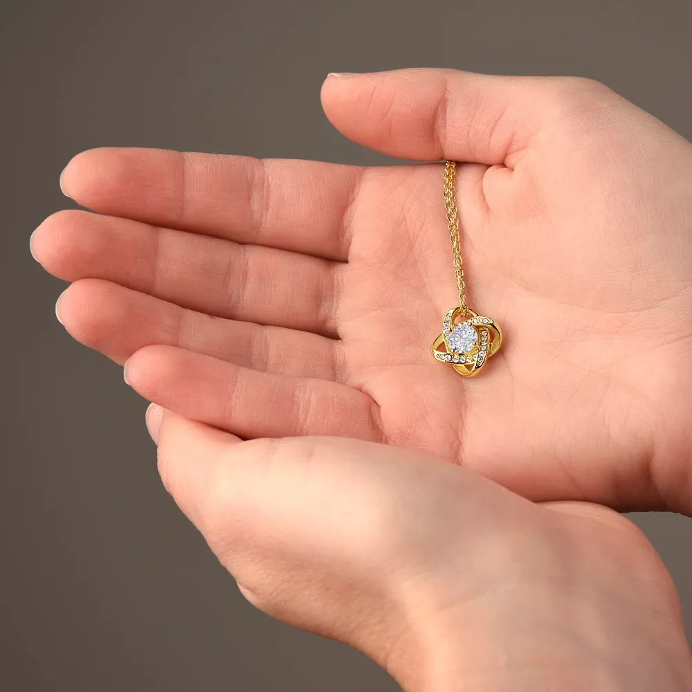 Love Knot Necklace Simple (No Message Card)