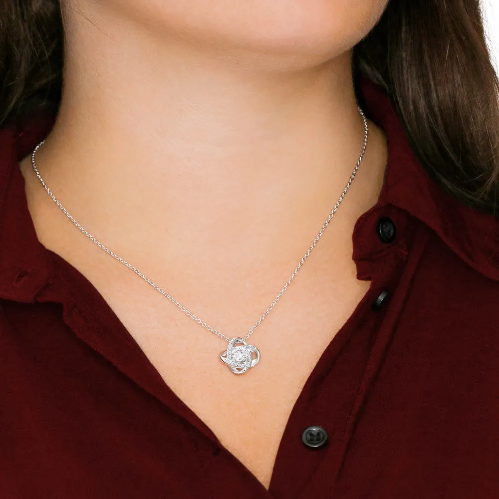 Love Knot Necklace Simple (No Message Card)