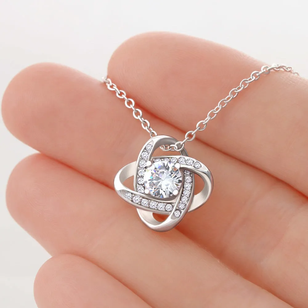 Love Knot Necklace Simple (No Message Card)