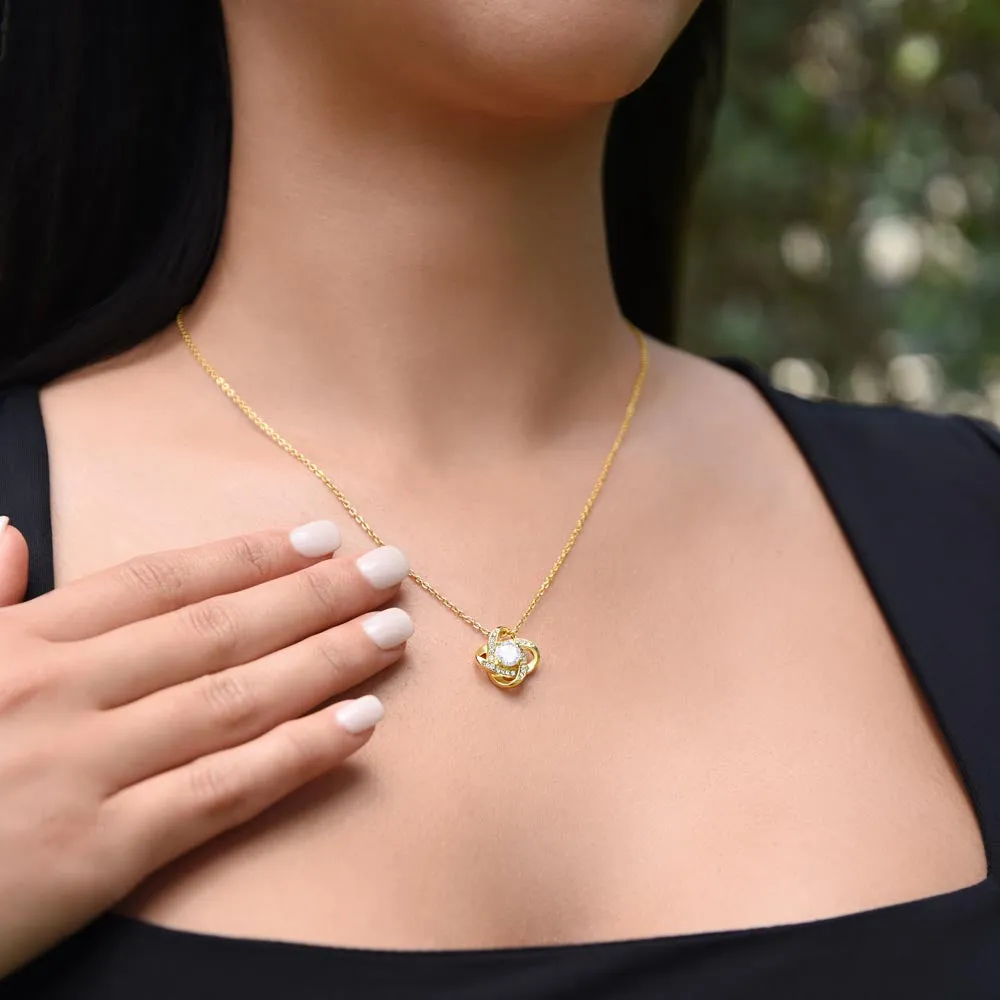 Love Knot Necklace Simple (No Message Card)