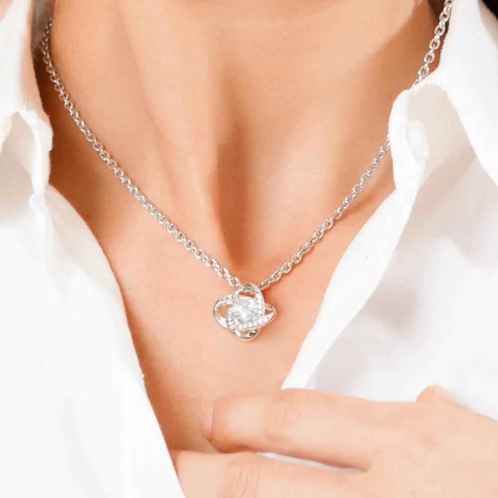 Love Knot Necklace Simple (No Message Card)