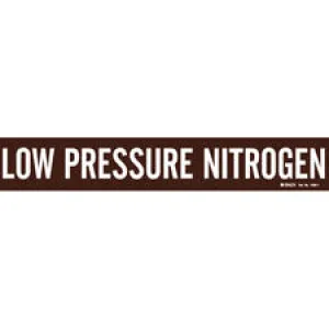 LOW PRESSURE NITROGEN Pipe Marker| Buy online