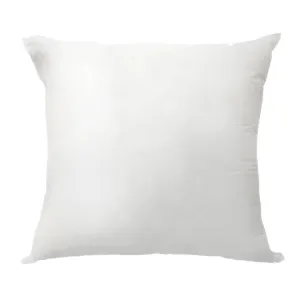 LR Home - Emile Down Fill Decorative Throw Pillow Square Insert, White
