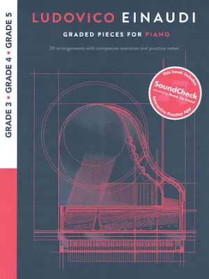 Ludovico Einaudi - Graded Pieces for Piano (Grades 3-5 Book/Online Audio)