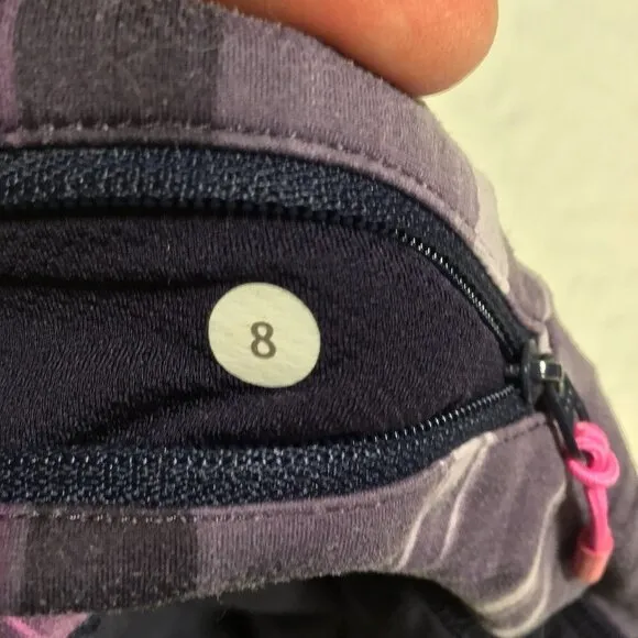 Lululemon Run: Light As Air Short  Deep Indigo/Mirage Deep Indigo  Size 8