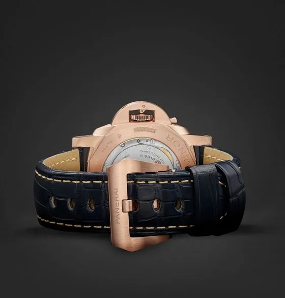 Luminor Marina Sole Blu Automatic 44mm Goldtech and Alligator Watch