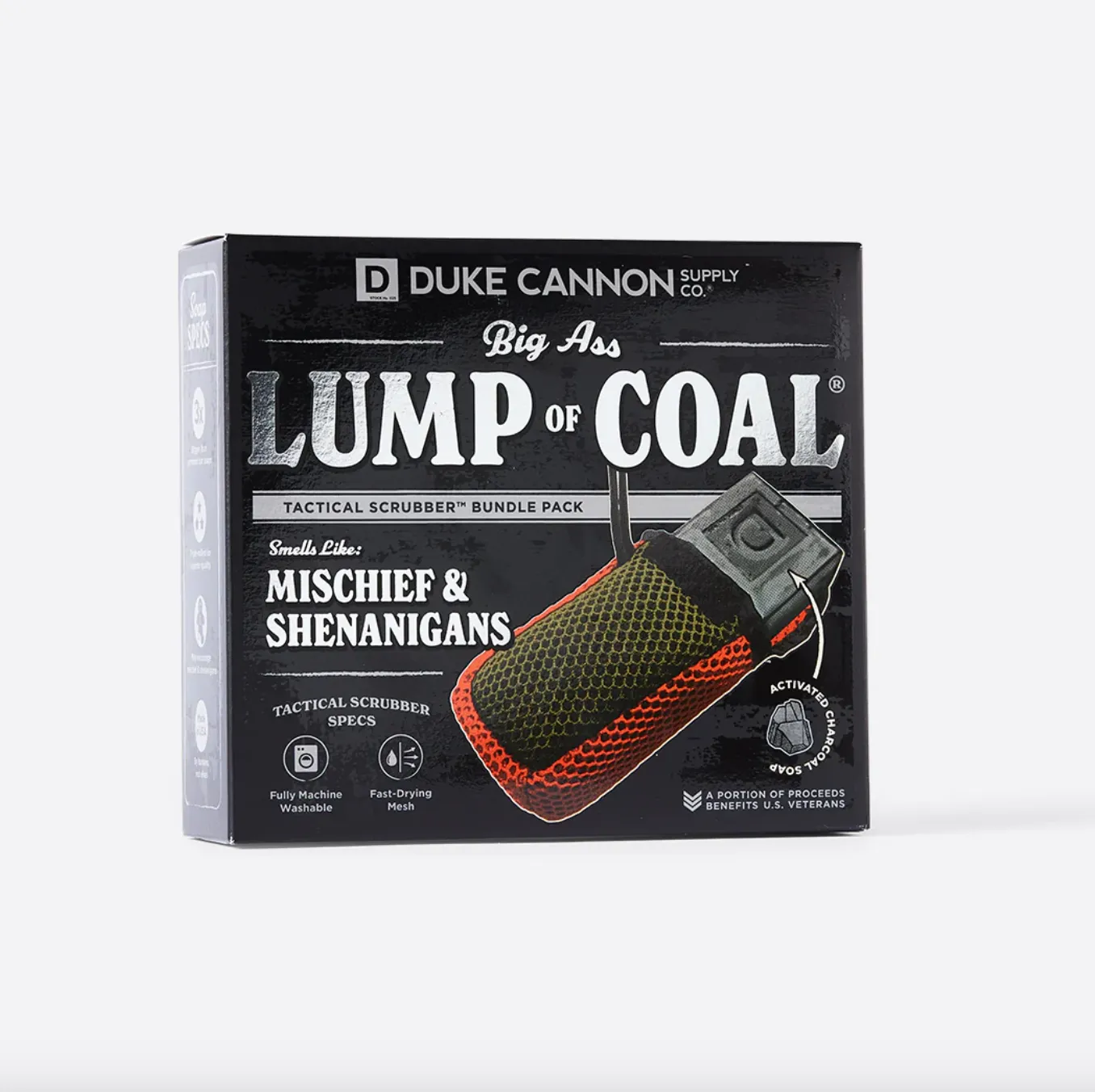 Lump of Coal Soap On A Rope Scrubber