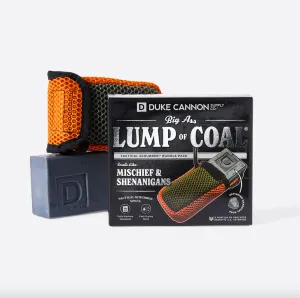 Lump of Coal Soap On A Rope Scrubber