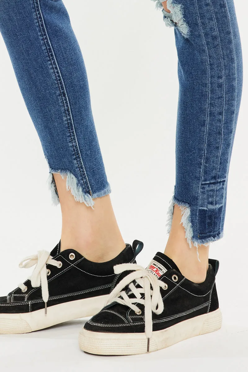 Luna High Rise Ankle Skinny Jeans