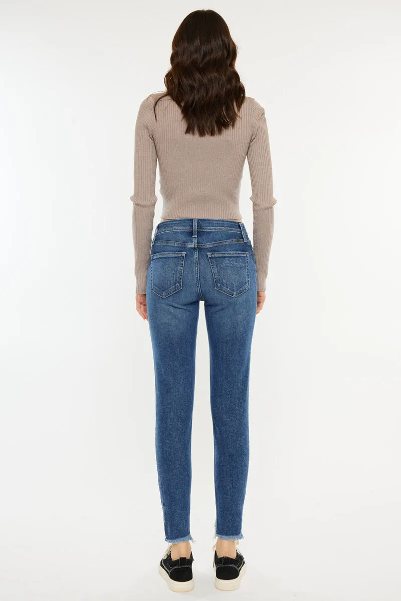 Luna High Rise Ankle Skinny Jeans