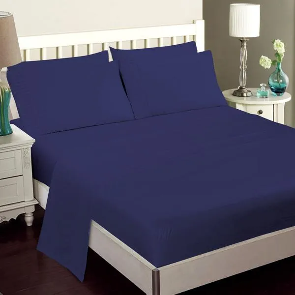 Luxury 6-Piece Super Soft Deep-Pocket Bamboo Bed Sheet Set - Assorted Colours