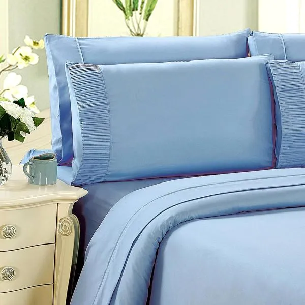 Luxury 6-Piece Super Soft Deep-Pocket Bamboo Bed Sheet Set - Assorted Colours
