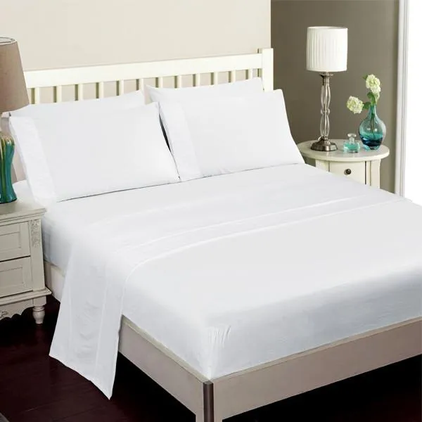 Luxury 6-Piece Super Soft Deep-Pocket Bamboo Bed Sheet Set - Assorted Colours