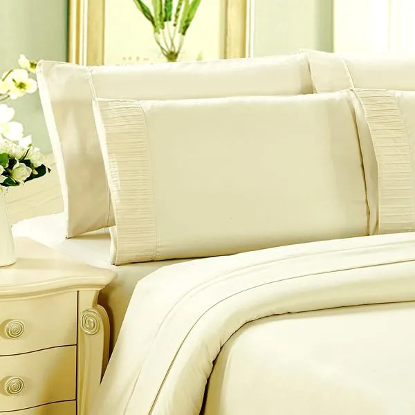 Luxury 6-Piece Super Soft Deep-Pocket Bamboo Bed Sheet Set - Assorted Colours