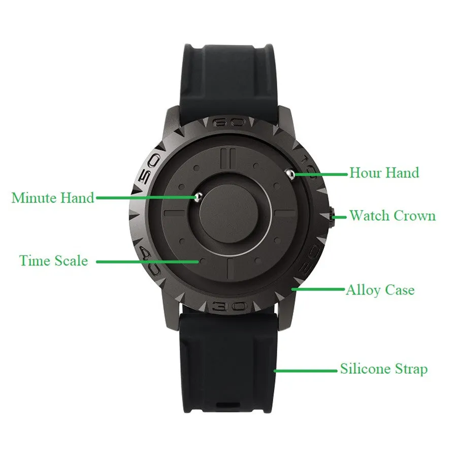 Luxury Brand Magnetic Quartz Wrist Watch