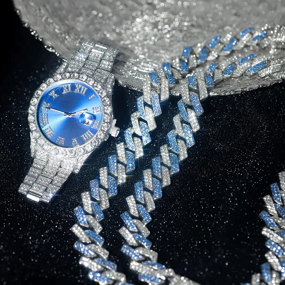 Luxury Diamond Watch Set
