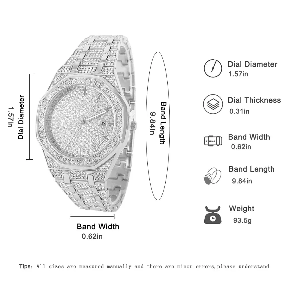 Luxury Hip Hop Tourbillon Watch