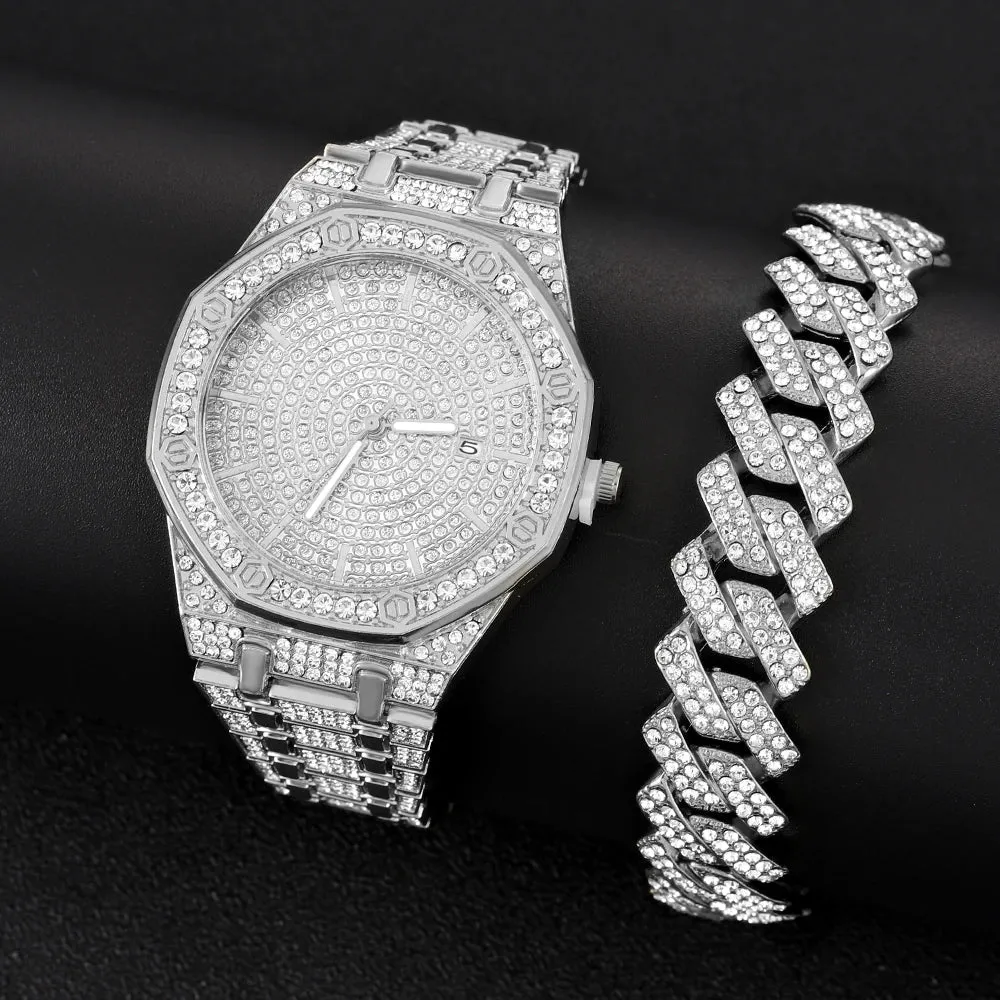 Luxury Hip Hop Tourbillon Watch