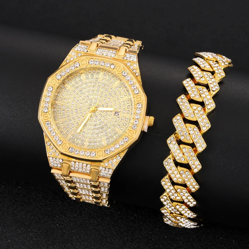 Luxury Hip Hop Tourbillon Watch