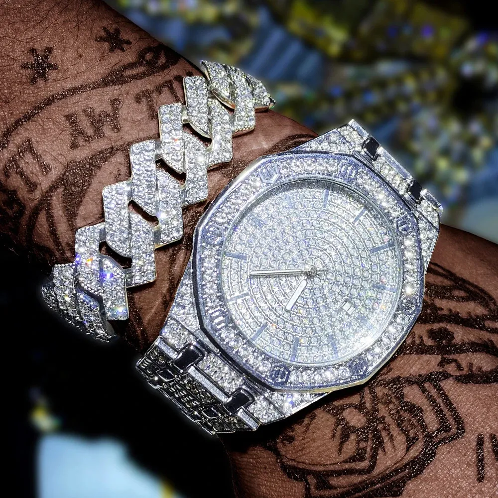 Luxury Hip Hop Tourbillon Watch