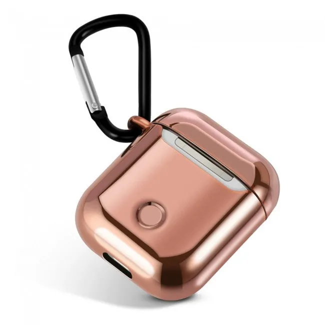 Luxury Plating Airpods Case Drop Proof Air Pods Protective Case
