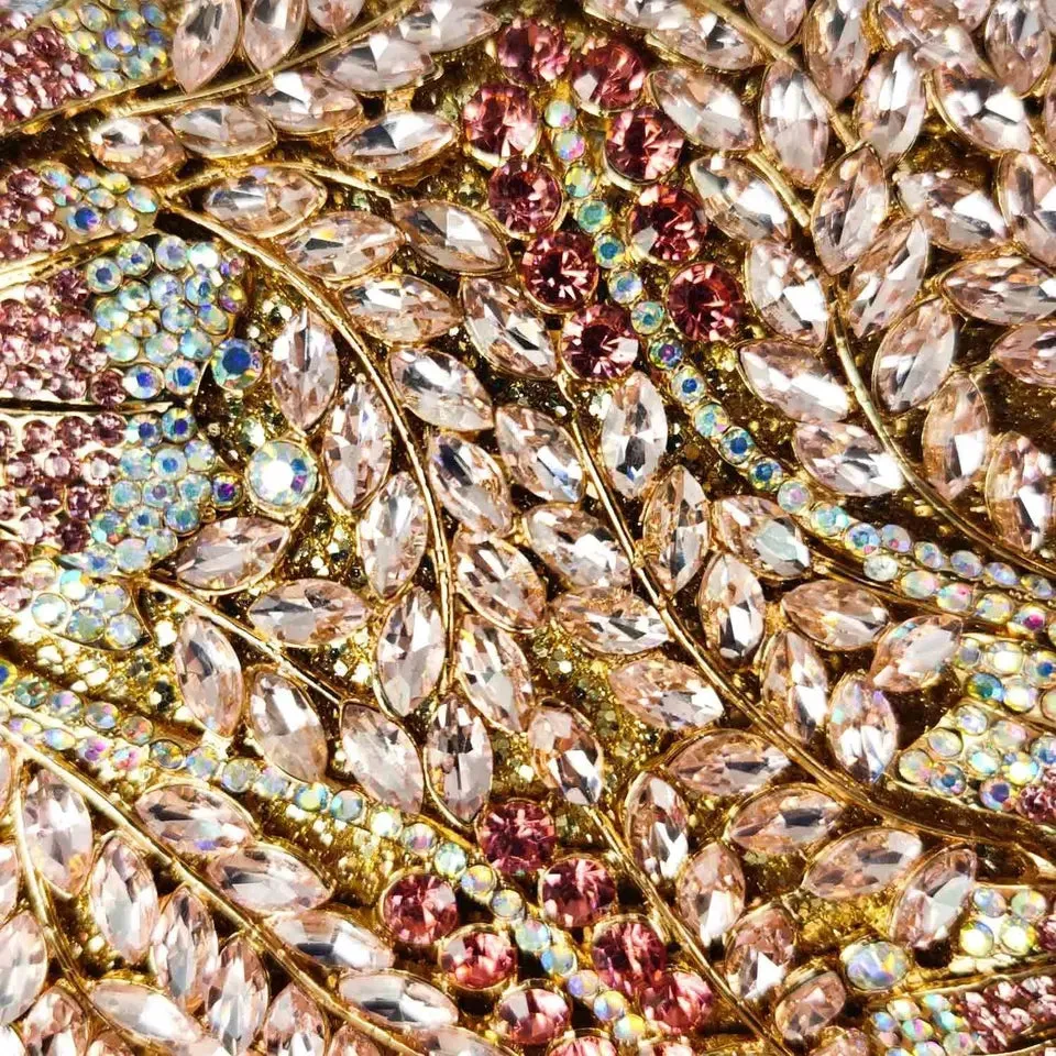 Luxury Rhinestone Purse- Pink