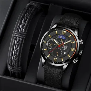 Luxury Stainless Steel Quartz Sport Watch for Men"