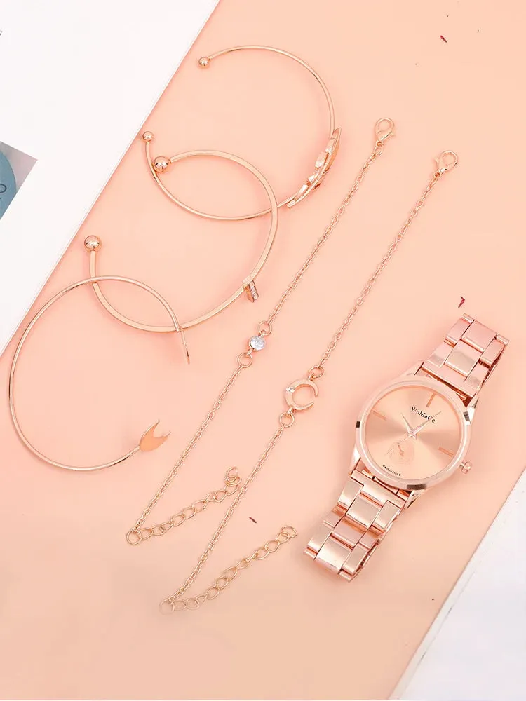 Luxury Women's 6-Piece Watch Set