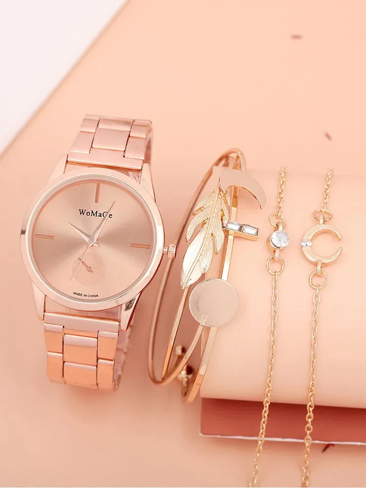 Luxury Women's 6-Piece Watch Set