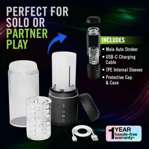 M for Men - Whirlwind Pro Masturbator - Black