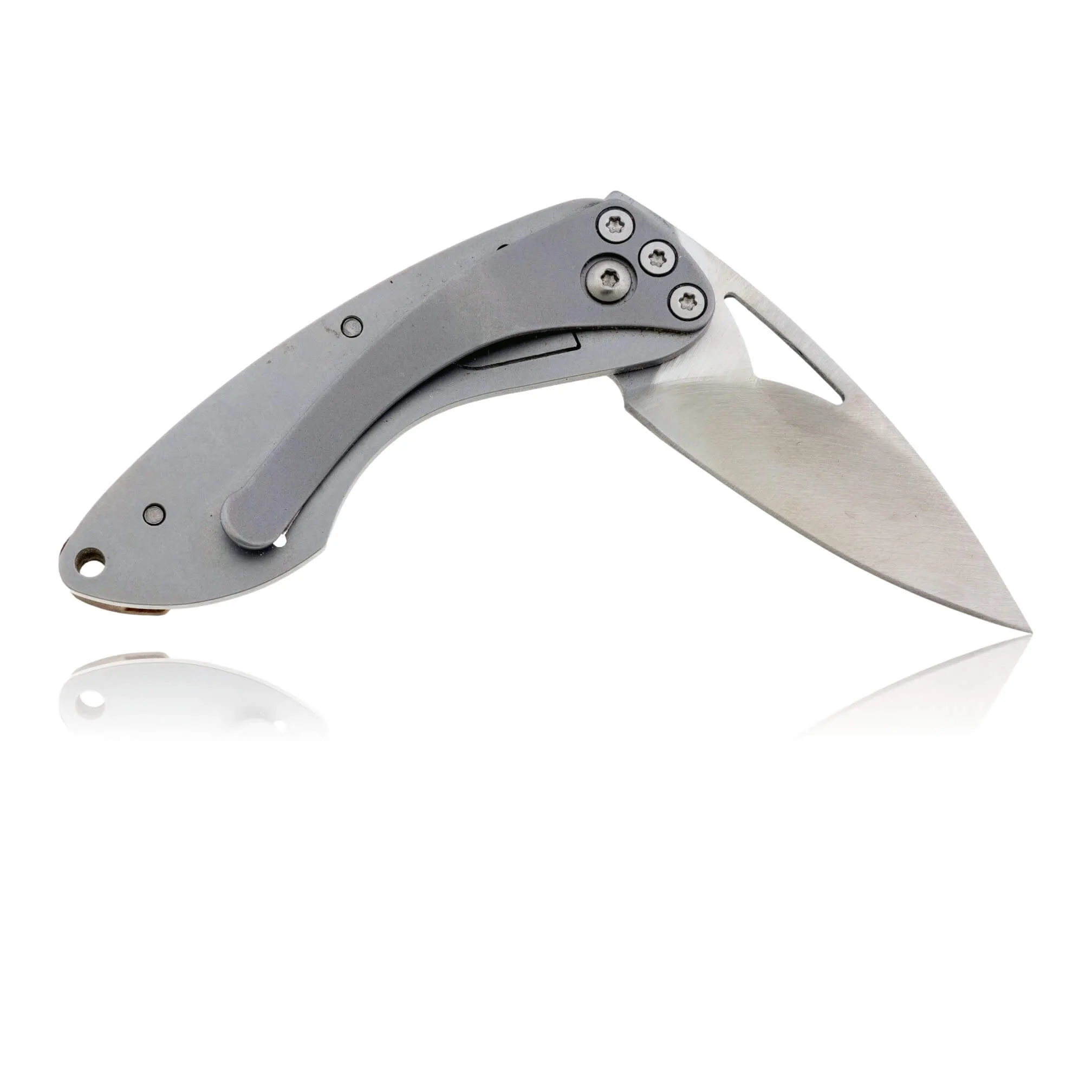 M Tech Knife with Silver Animal Inlay